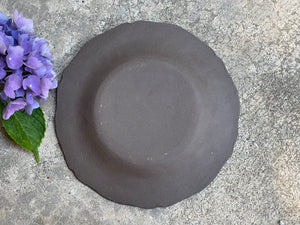Blue Pumpkin Plate, Circle Plate, Party Platter